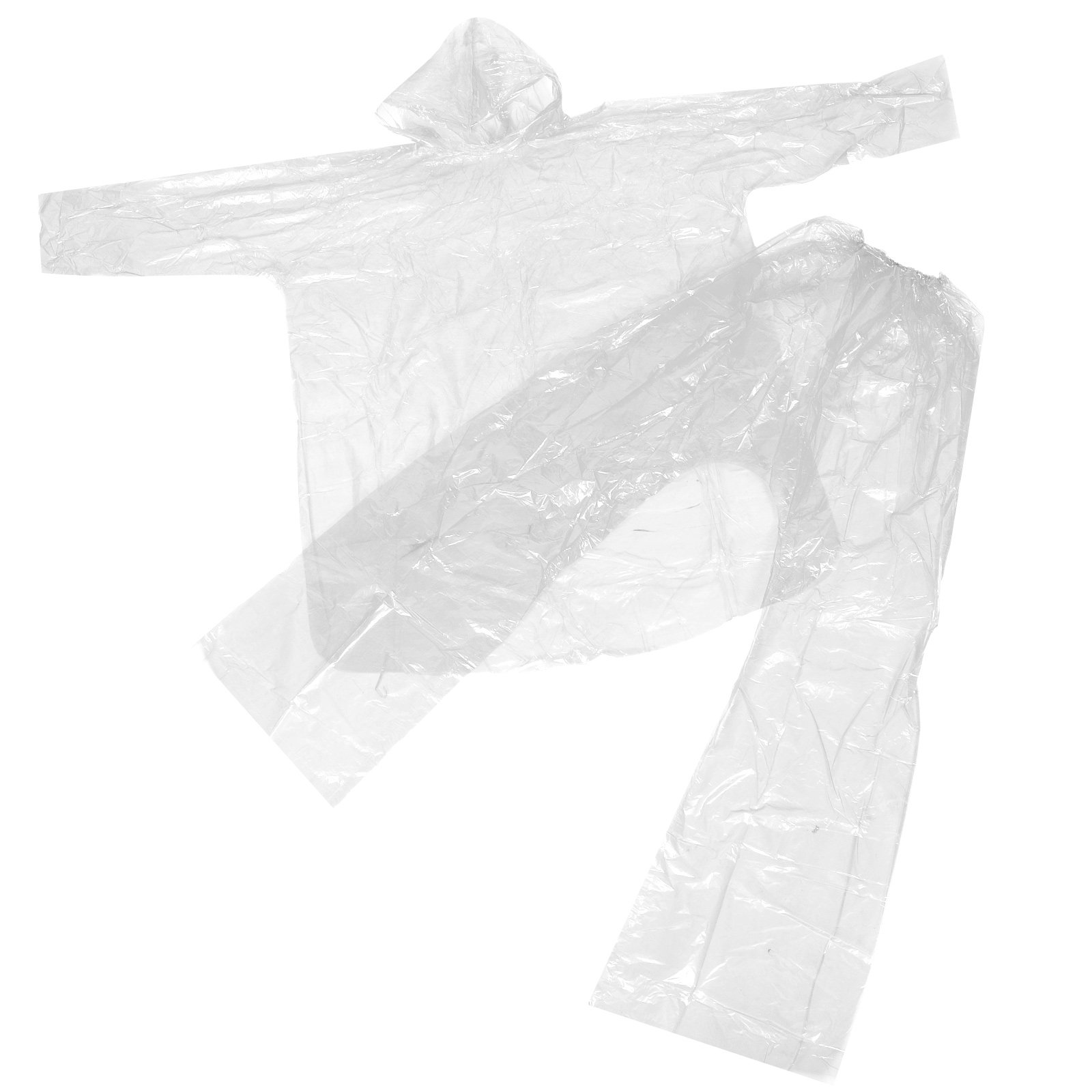 Emergency Poncho Rain - طقم معطف مطر للطوارئ من البلاستيك