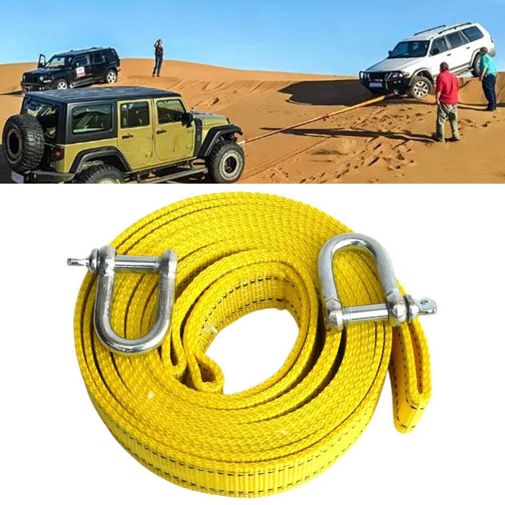 حزام سحب سيارات قوي من 3M مع ح - مراجعة Rescue Rope Throw وسعره