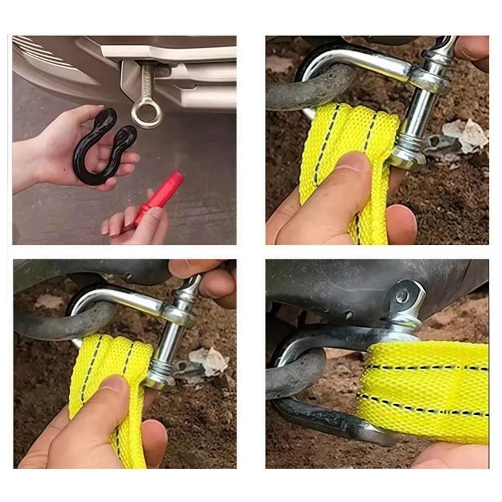 حزام سحب سيارات قوي من 3M مع ح - مراجعة Rescue Rope Throw وسعره